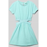 s.Oliver RED LABEL Tailliertes Freizeitkleid mit Cut Outs in Aqua, Größe 170 s.Oliver RED LABEL Tailliertes Freizeitkleid mit Cut Outs in Aqua, Größe 170 von s.Oliver RED LABEL