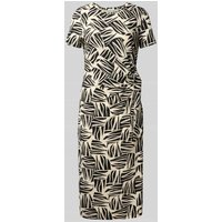 s.Oliver RED LABEL Tailliertes Jersey-Kleid aus Baumwoll-Mix in BLACK, Größe 42 von s.Oliver RED LABEL