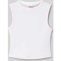 s.Oliver RED LABEL Tanktop mit Kontraststreifen in Weiss, Größe M von s.Oliver RED LABEL