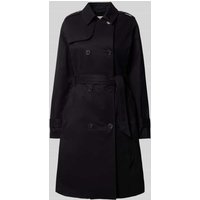 s.Oliver RED LABEL Trenchcoat mit Bindegürtel in Black, Größe 38 von s.Oliver RED LABEL