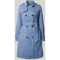 s.Oliver RED LABEL Trenchcoat mit Bindegürtel in Hellblau, Größe 34 von s.Oliver RED LABEL