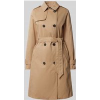 s.Oliver RED LABEL Trenchcoat mit Bindegürtel in Sand, Größe 38 von s.Oliver RED LABEL