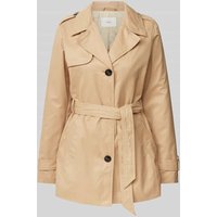 s.Oliver RED LABEL Trenchcoat mit Bindegürtel in Sand, Größe 48 von s.Oliver RED LABEL