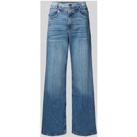 s.Oliver RED LABEL Wide Leg Jeans aus Baumwoll-Mix Modell 'SURI' in Jeansblau, Größe 42/32 von s.Oliver RED LABEL