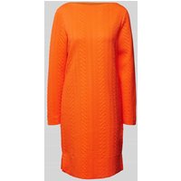 s.Oliver RED LABEL fließendes Midi-Kleid mit Baumwolle in Orange, Größe 42 von s.Oliver RED LABEL