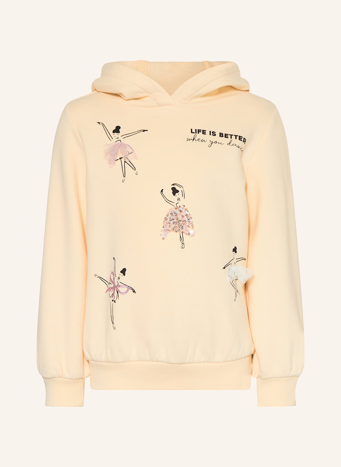 S.Oliver Red Hoodie Mit Pailletten weiss von s.Oliver RED