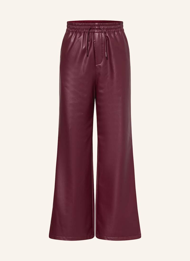 S.Oliver Red Hose Im Jogging-Stil In Lederoptik rot von s.Oliver RED