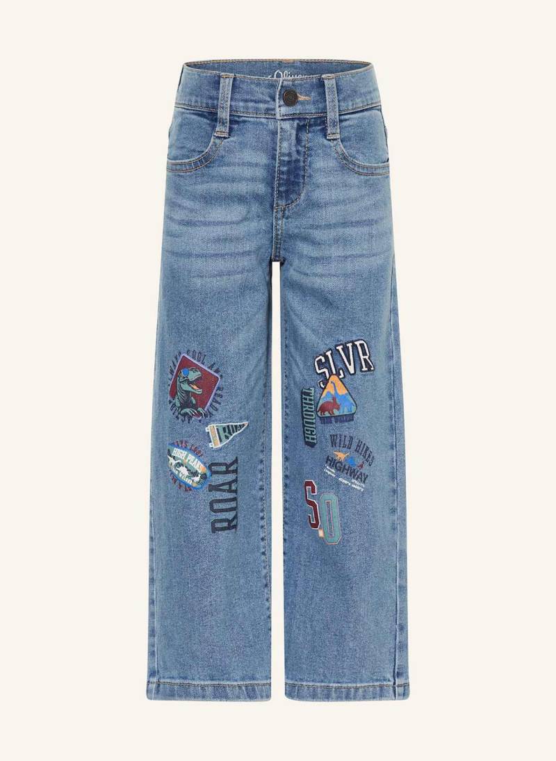S.Oliver Red Jeans Wide Fit blau von s.Oliver RED