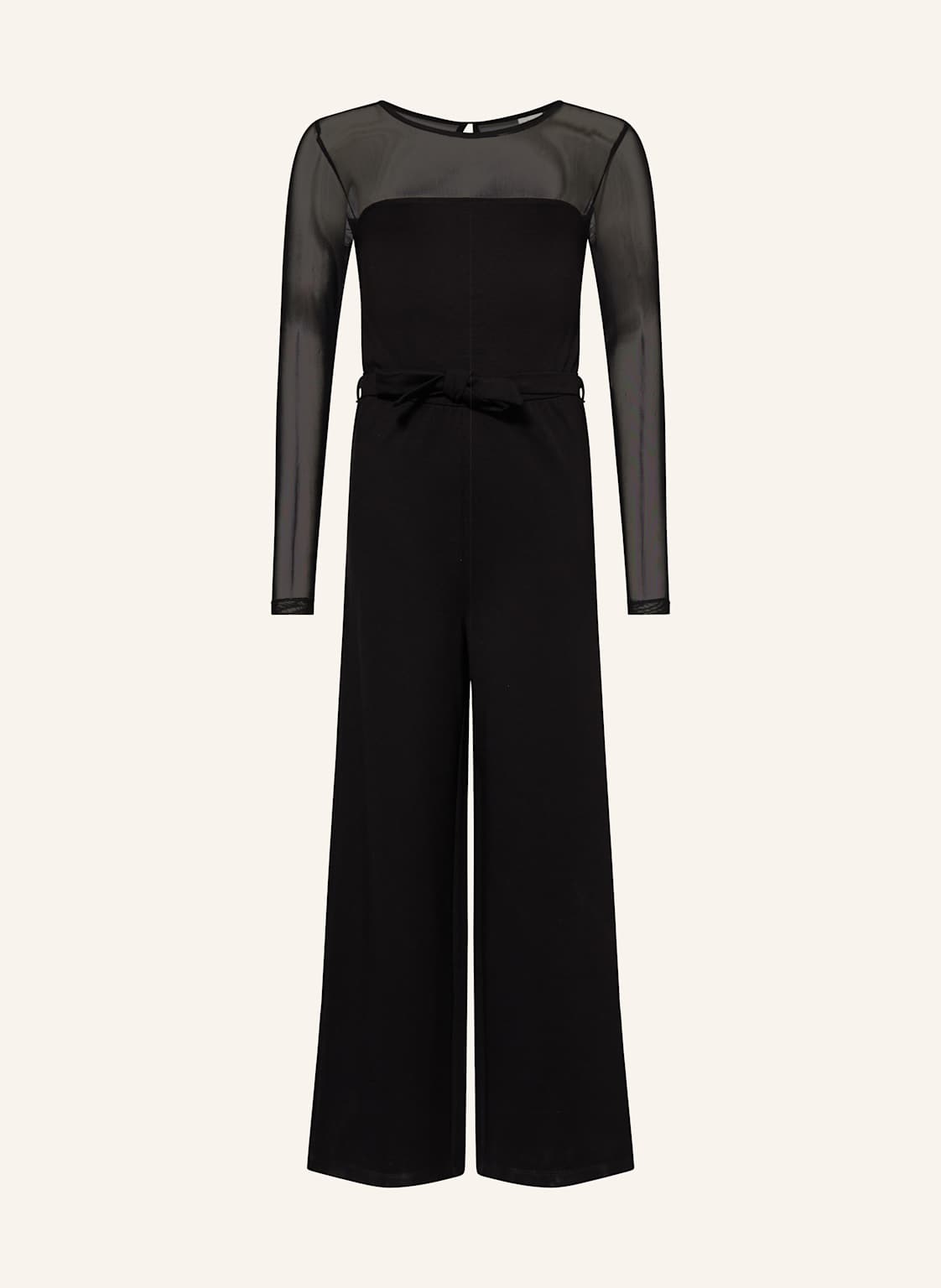 S.Oliver Red Jumpsuit Im Materialmix schwarz von s.Oliver RED