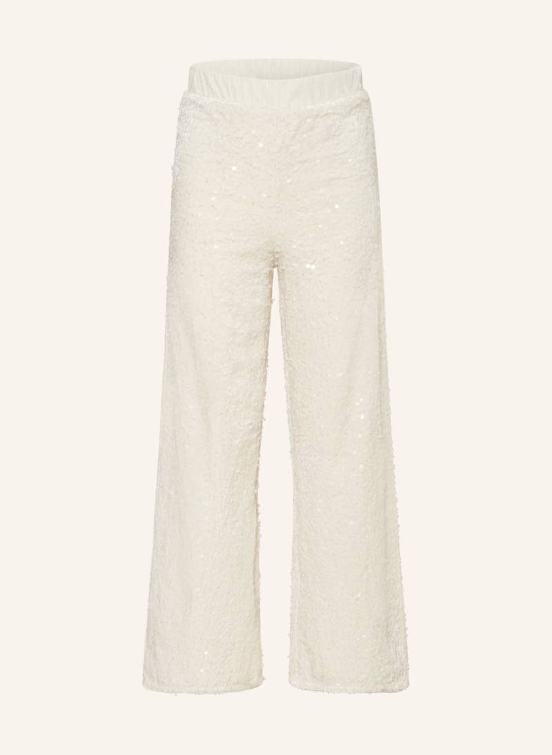 S.Oliver Red Samthose Mit Pailletten weiss von s.Oliver RED