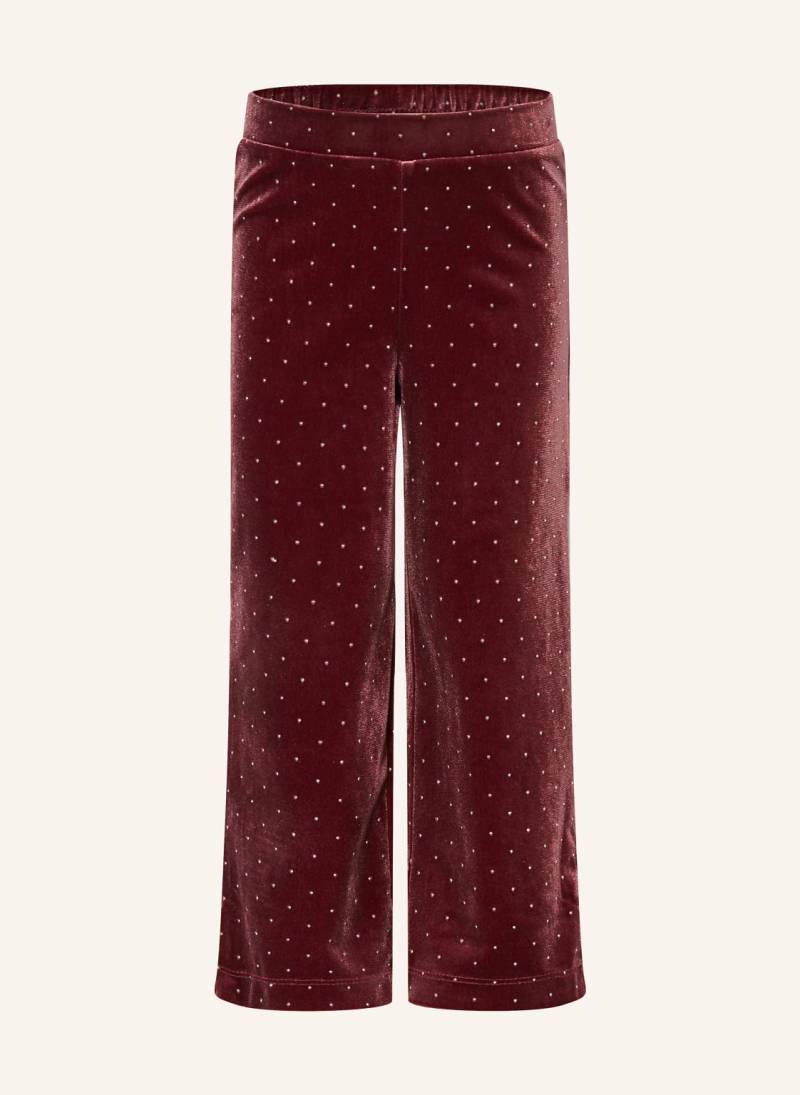 S.Oliver Red Samthose Mit Schmucksteinen rot von s.Oliver RED