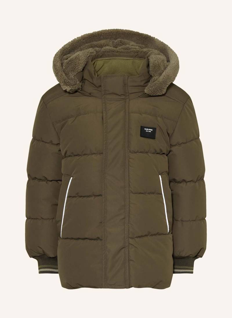 S.Oliver Red Steppjacke Mit Abnehmbarer Kapuze braun von s.Oliver RED