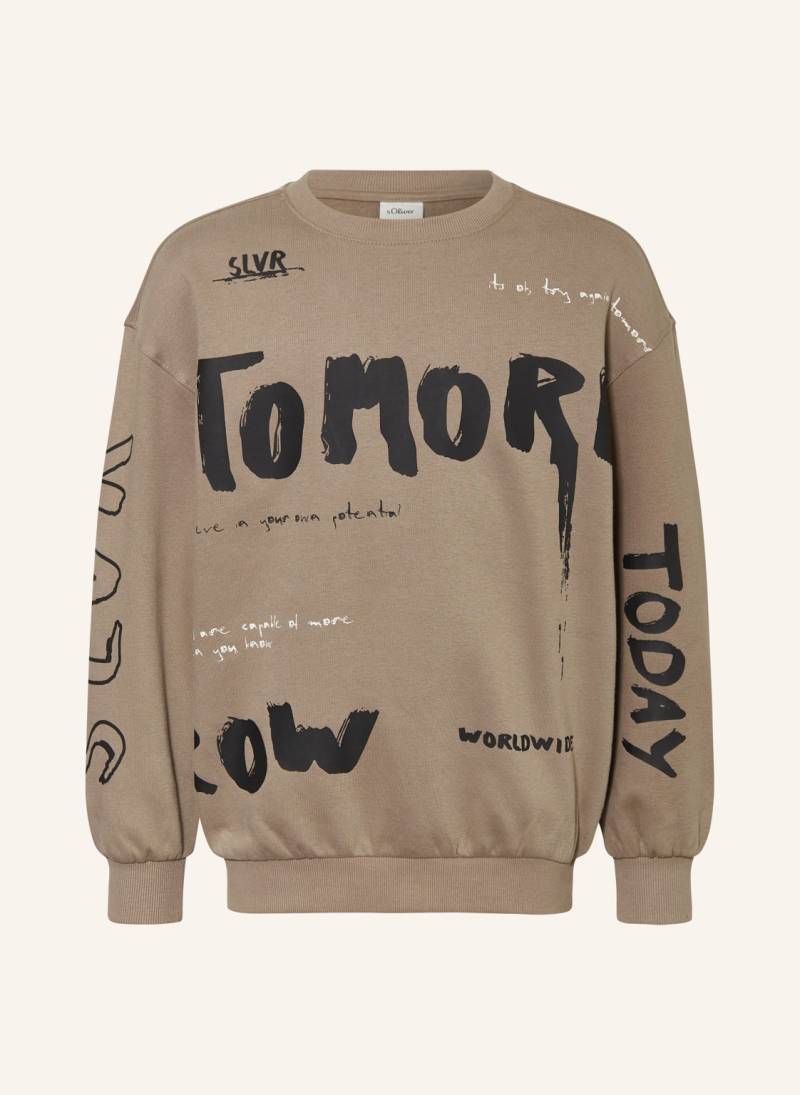 S.Oliver Red Sweatshirt beige von s.Oliver RED