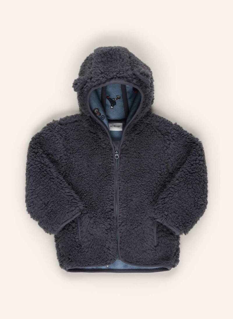 S.Oliver Red Teddyfell-Jacke blau von s.Oliver RED