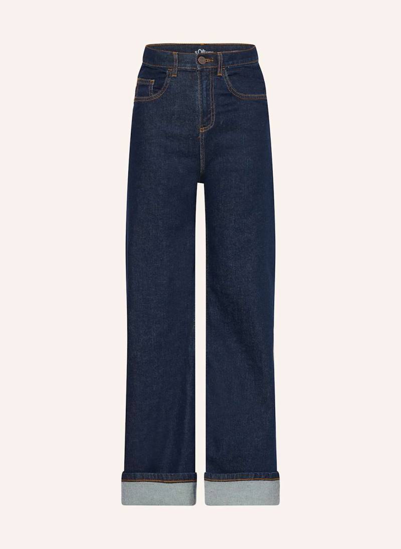 S.Oliver Red Wide Leg Jeans blau von s.Oliver RED