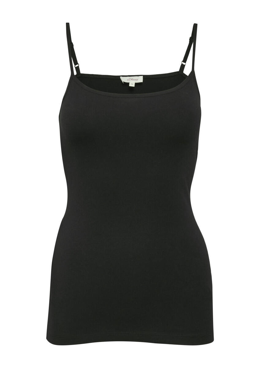 s.Oliver Red Label - Ärmelloses Top aus Jersey schwarz - Gr. - 38 von s.Oliver Red Label