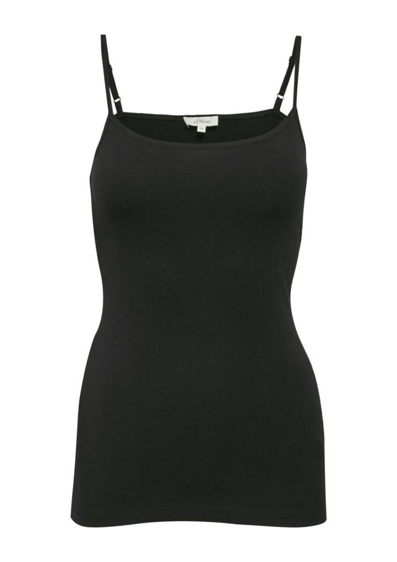 s.Oliver Red Label - Ärmelloses Top aus Jersey schwarz - Gr. - 38 von s.Oliver Red Label