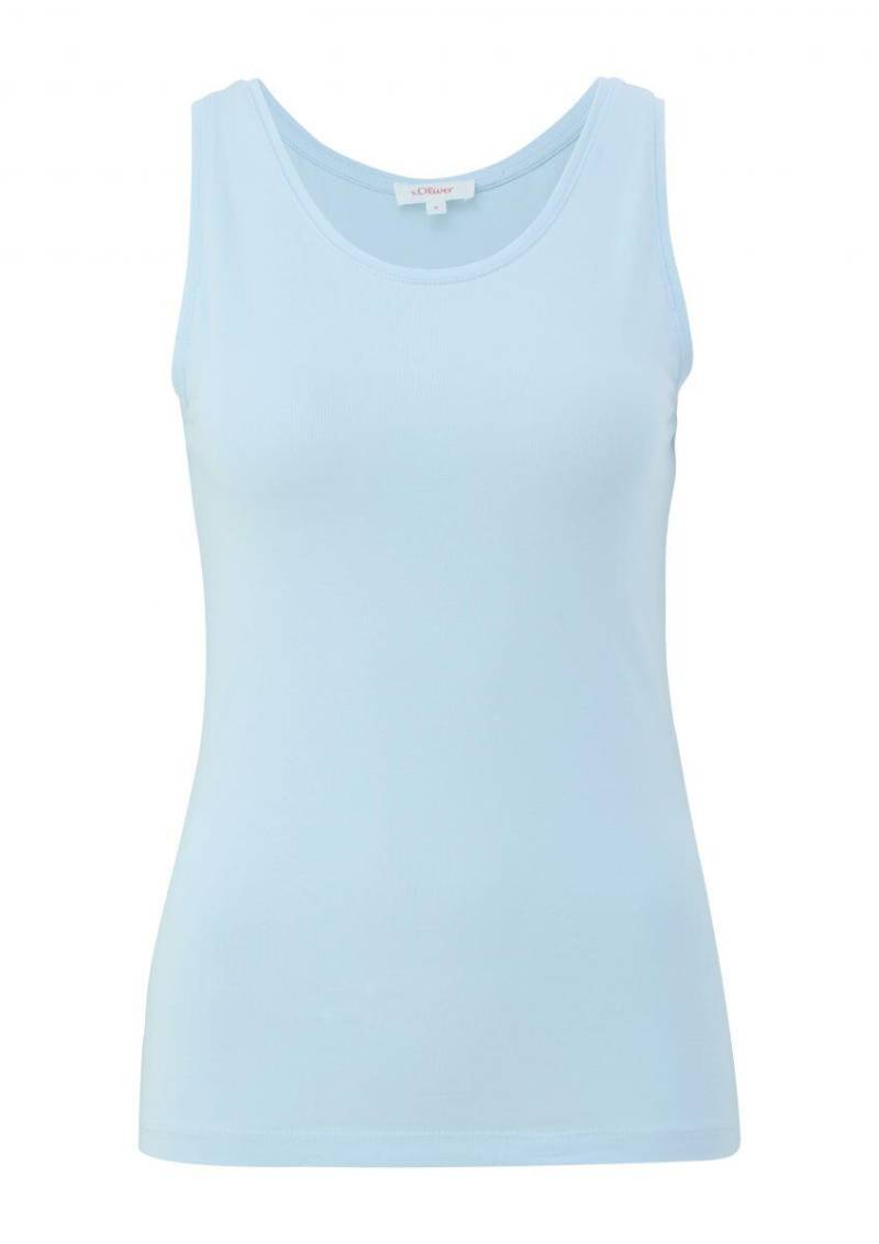 s.Oliver Red Label - Basic Top aus Jersey blau - Gr. - M von s.Oliver Red Label