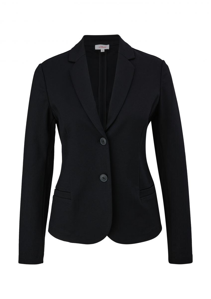 s.Oliver Red Label - Blazer mit Rückenschlitz schwarz - Gr. - 36 von s.Oliver Red Label