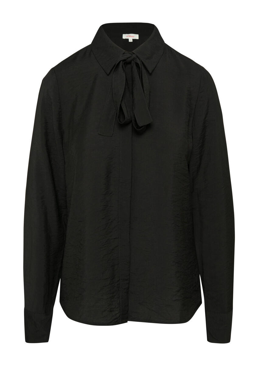 s.Oliver Red Label - Bluse mit abnehmbarer Schluppe schwarz - Gr. - 36 von s.Oliver Red Label