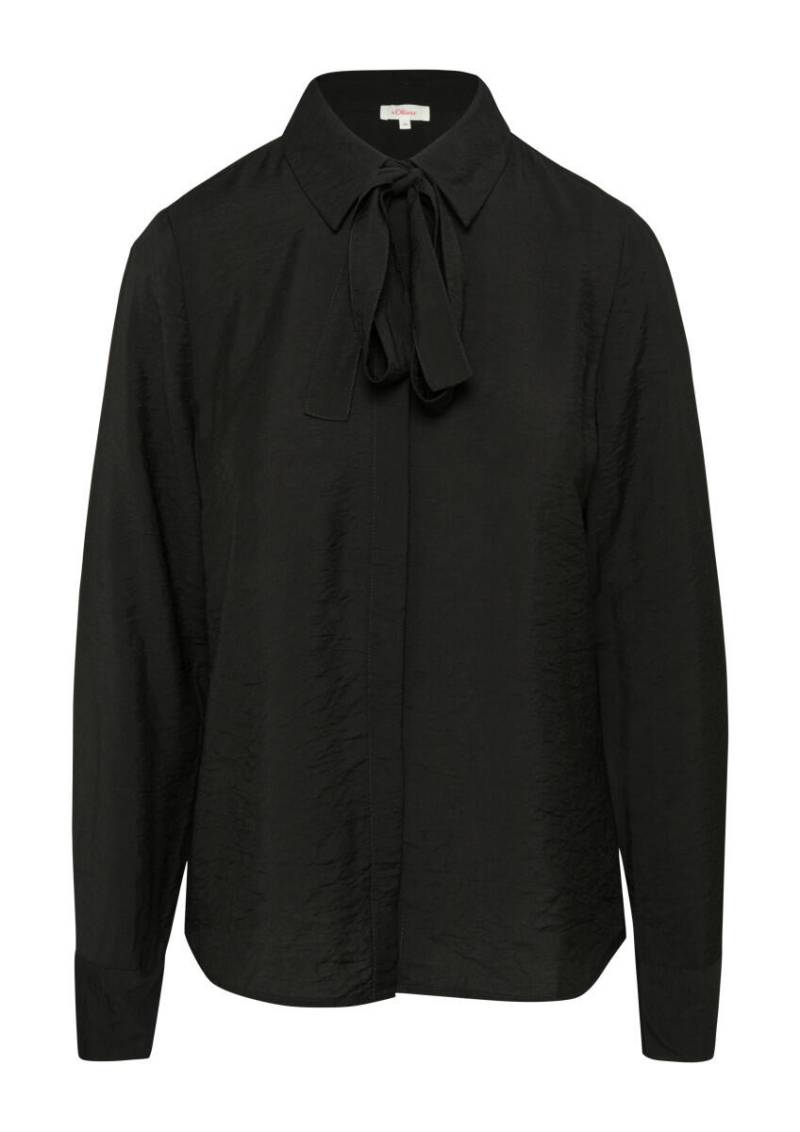 s.Oliver Red Label - Bluse mit abnehmbarer Schluppe schwarz - Gr. - 40 von s.Oliver Red Label