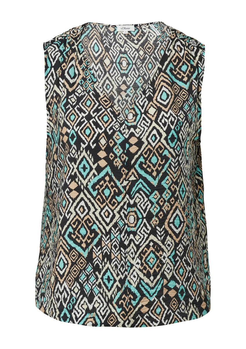 s.Oliver Red Label - Blusentop aus Viskosemix schwarz - Gr. - 38 von s.Oliver Red Label