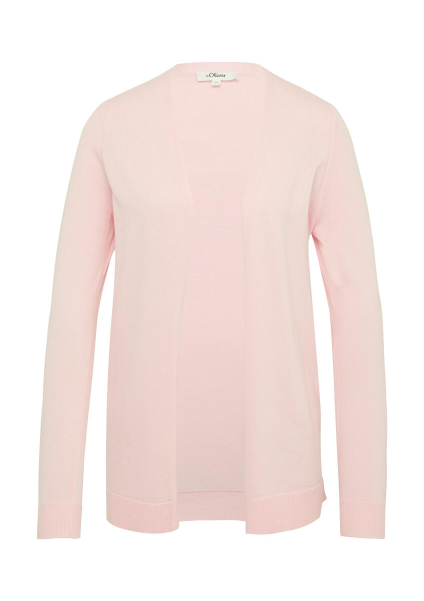 s.Oliver Red Label - Cardigan aus Viskose-Baumwollmix pink - Gr. - 34 von s.Oliver Red Label