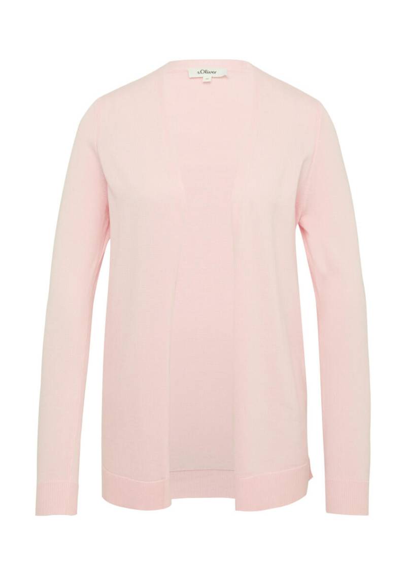 s.Oliver Red Label - Cardigan aus Viskose-Baumwollmix pink - Gr. - 36 von s.Oliver Red Label