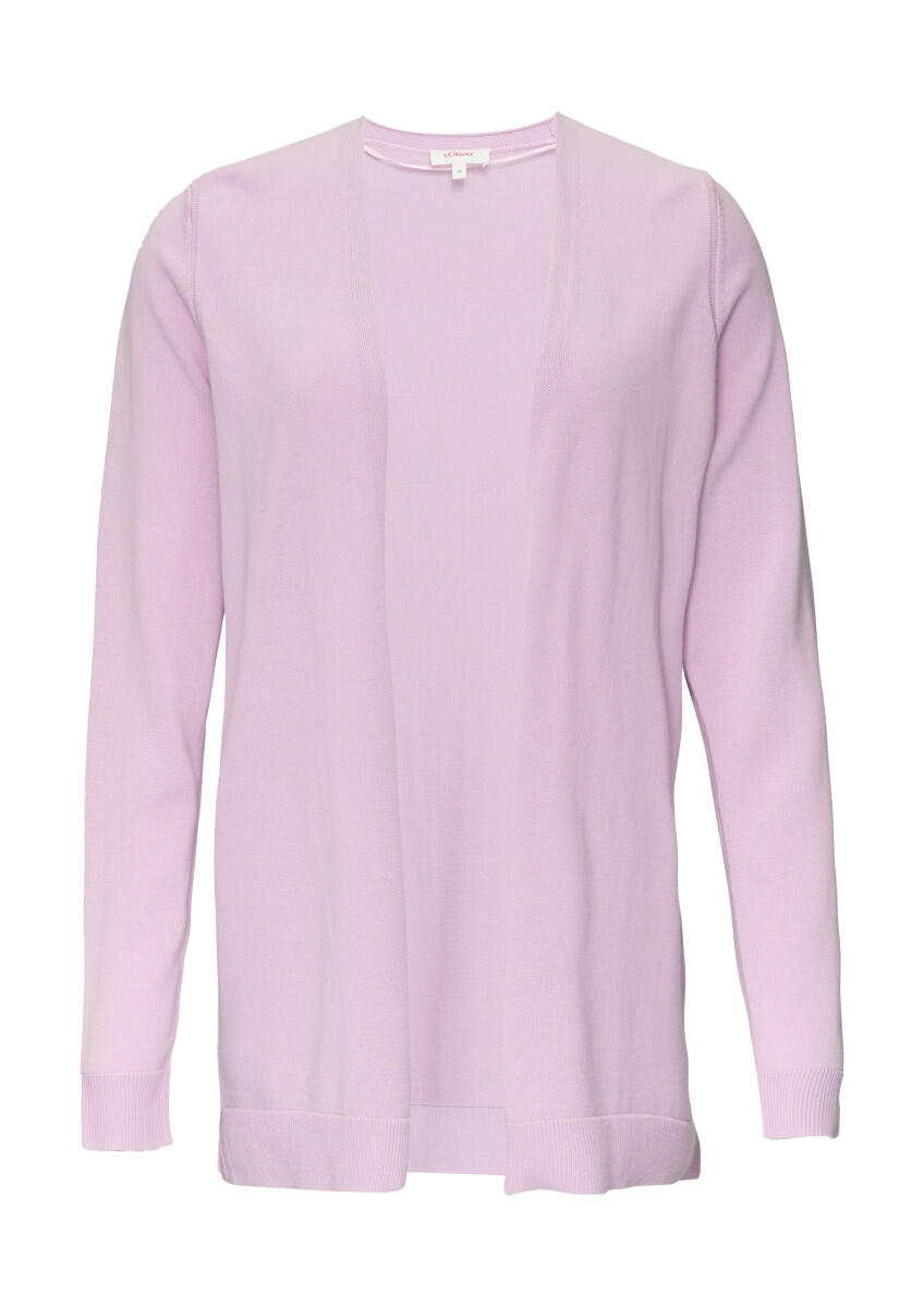 s.Oliver Red Label - Cardigan aus Viskose-Baumwollmix violet - Gr. - 34 von s.Oliver Red Label