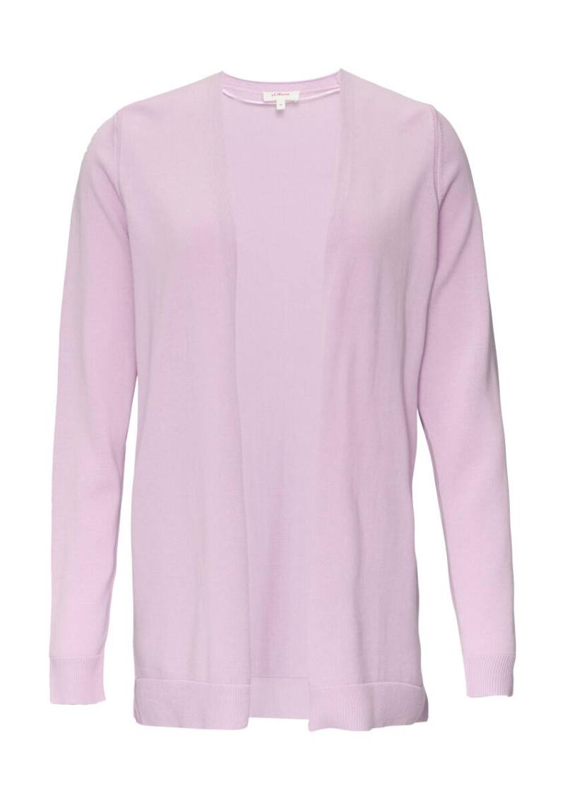 s.Oliver Red Label - Cardigan aus Viskose-Baumwollmix violet - Gr. - 36 von s.Oliver Red Label