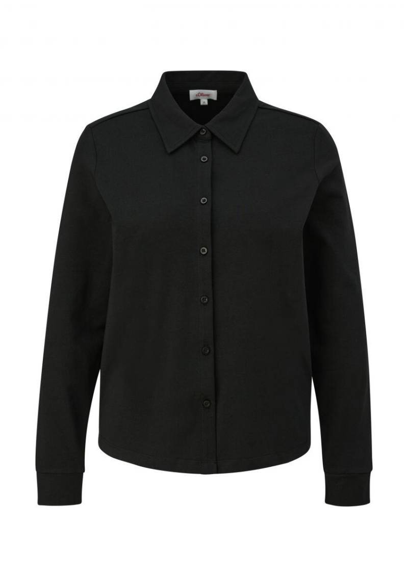 s.Oliver Red Label - Elastische Jersey-Bluse schwarz - Gr. - 38 von s.Oliver Red Label