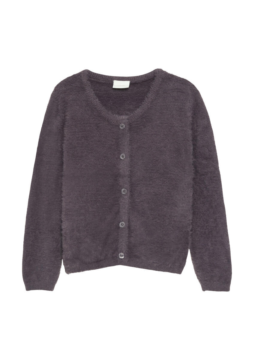 s.Oliver Red Label - Flauschige Strickjacke aus Effekt-Garn violet von s.Oliver Red Label