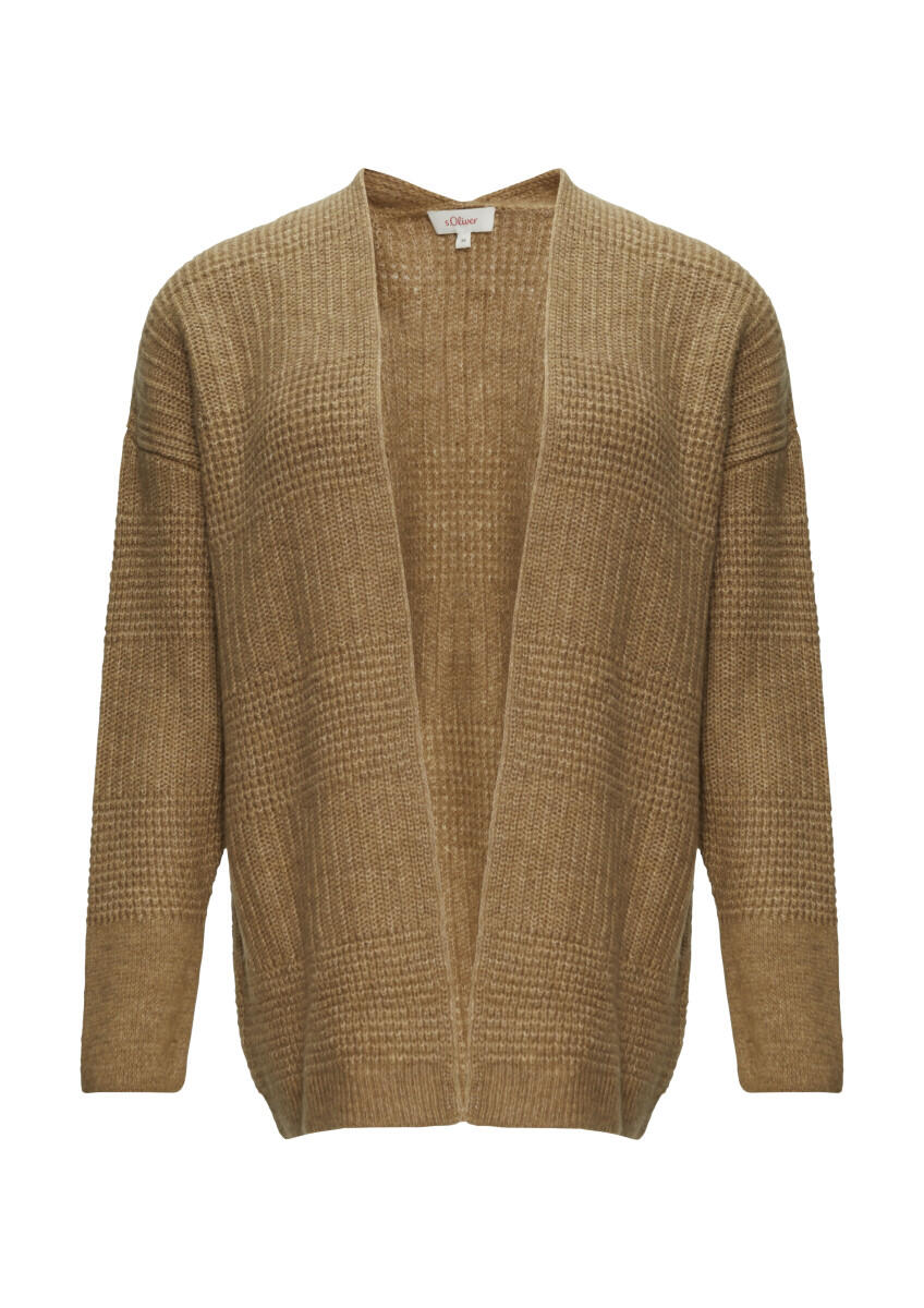 s.Oliver Red Label - Flauschige Strickjacke in Oversize braun - Gr. - 36 von s.Oliver Red Label