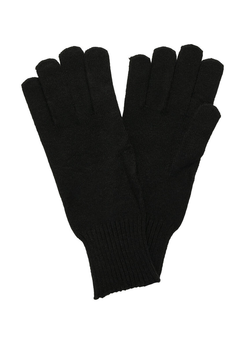 s.Oliver Red Label - Handschuhe aus Feinstrick mit Stulpe schwarz - Gr. - ONE SIZE von s.Oliver Red Label