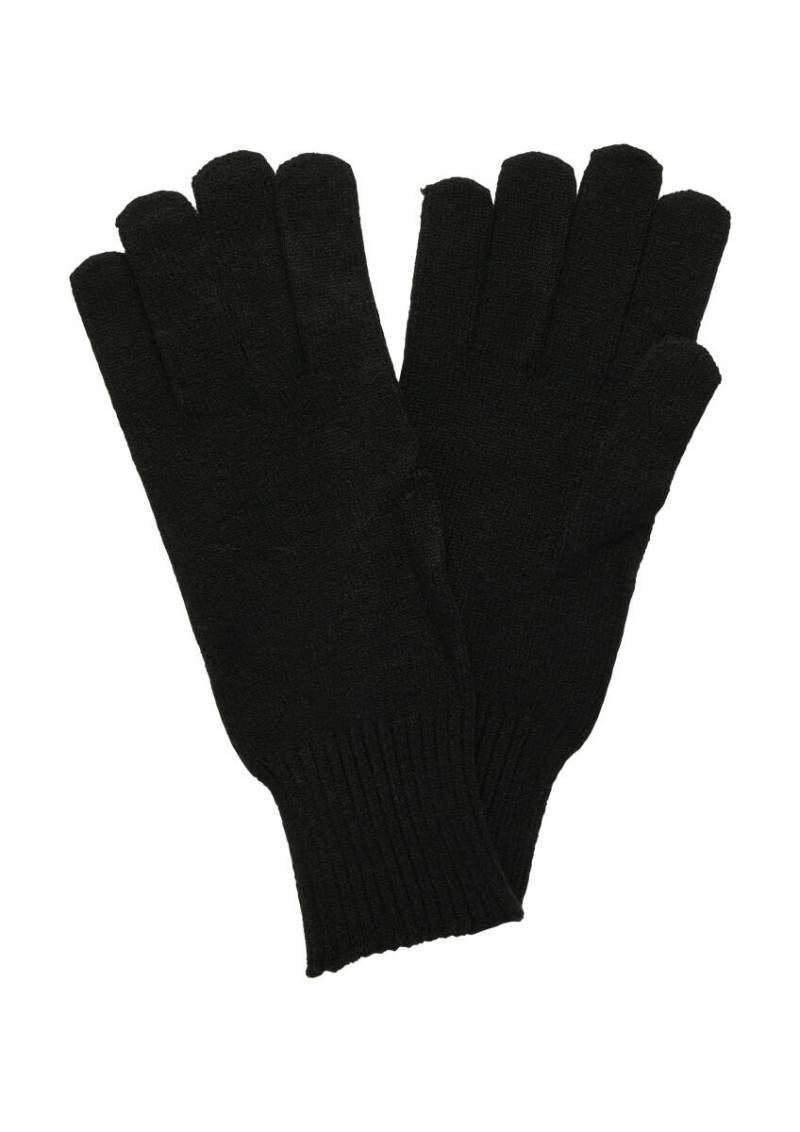 s.Oliver Red Label - Handschuhe aus Feinstrick mit Stulpe schwarz - Gr. - ONE SIZE von s.Oliver Red Label