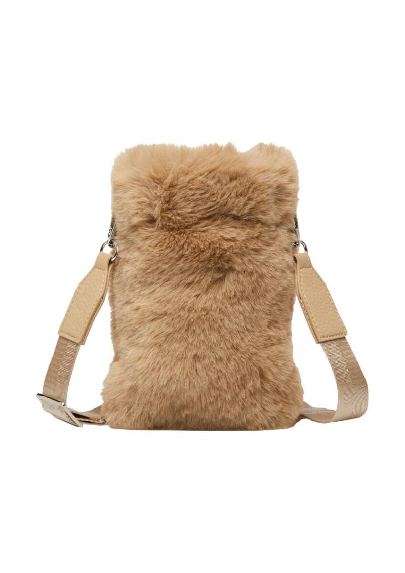 s.Oliver Red Label - Handytasche aus Fake Fur braun - Gr. - ONE SIZE von s.Oliver Red Label
