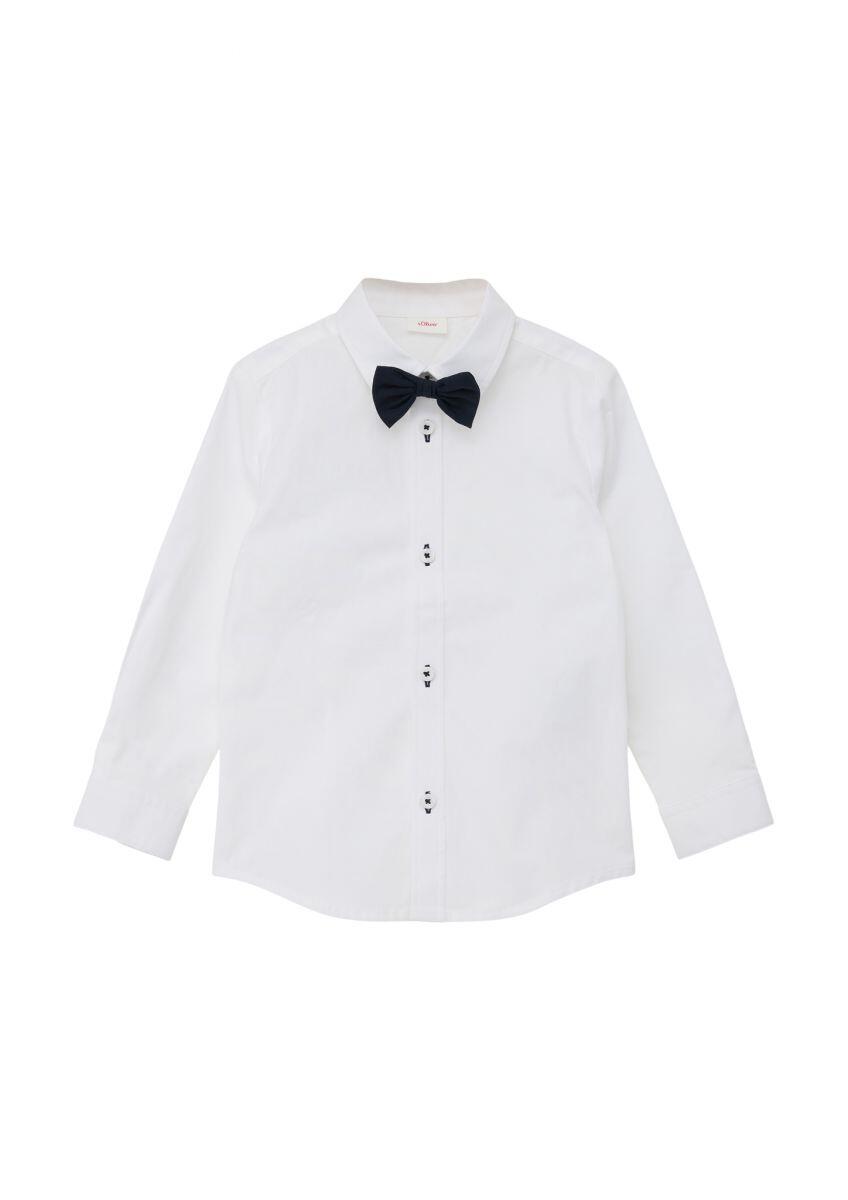 s.Oliver Red Label - Hemd mit abnehmbarer Fliege weiß von s.Oliver Red Label