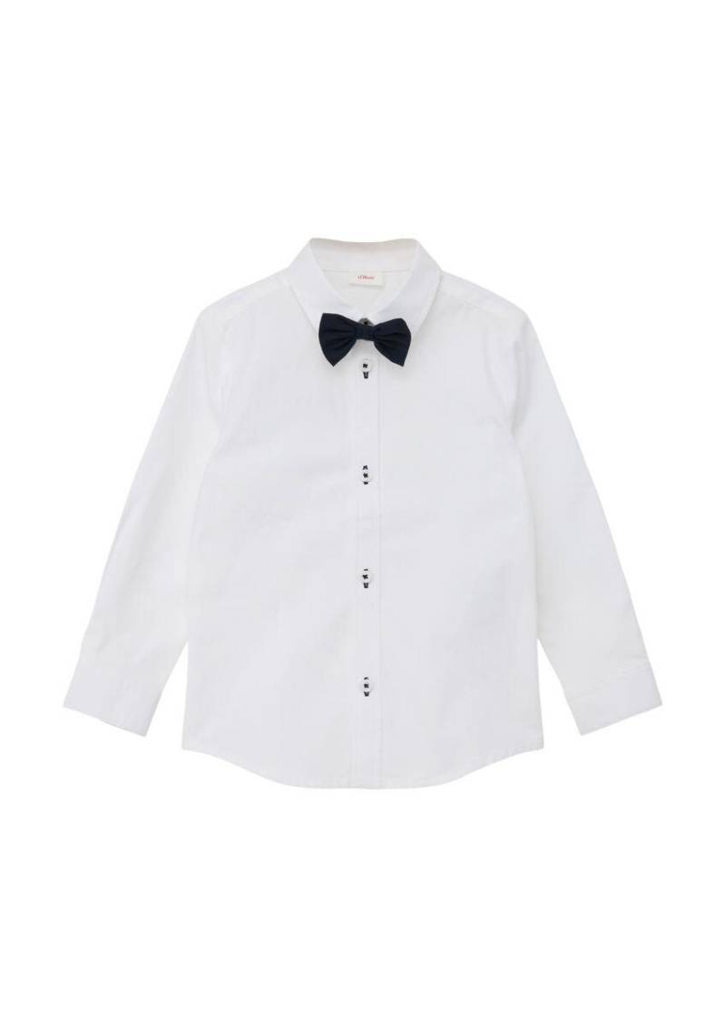 s.Oliver Red Label - Hemd mit abnehmbarer Fliege weiß von s.Oliver Red Label