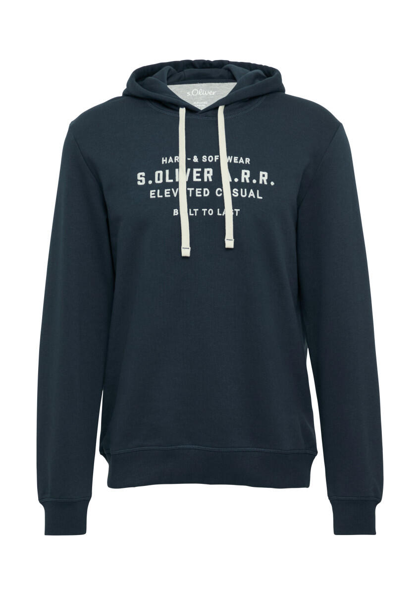 s.Oliver Red Label - Hoodie mit Stickerei blau - Gr. - L von s.Oliver Red Label