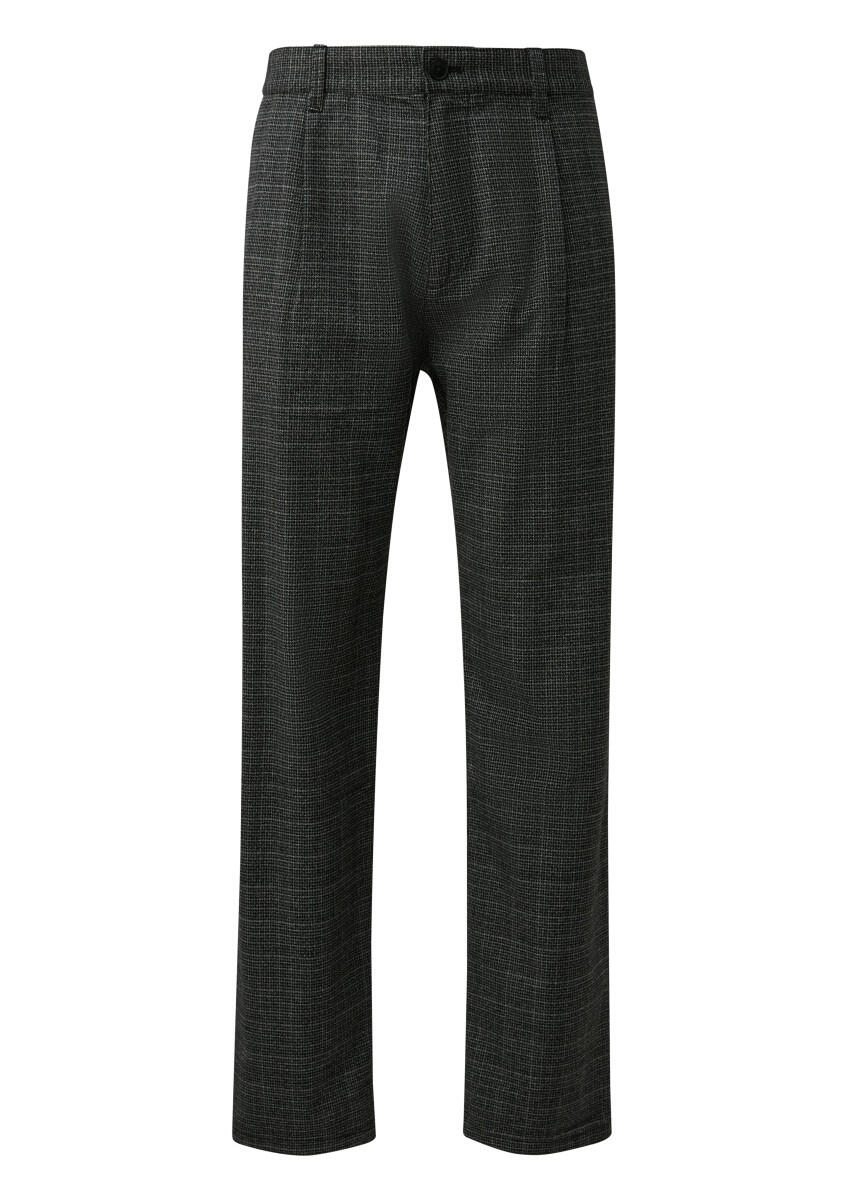 s.Oliver Red Label - Hose aus Baumwollstretch mit Bundfalte grau - Gr. - 30/34 von s.Oliver Red Label