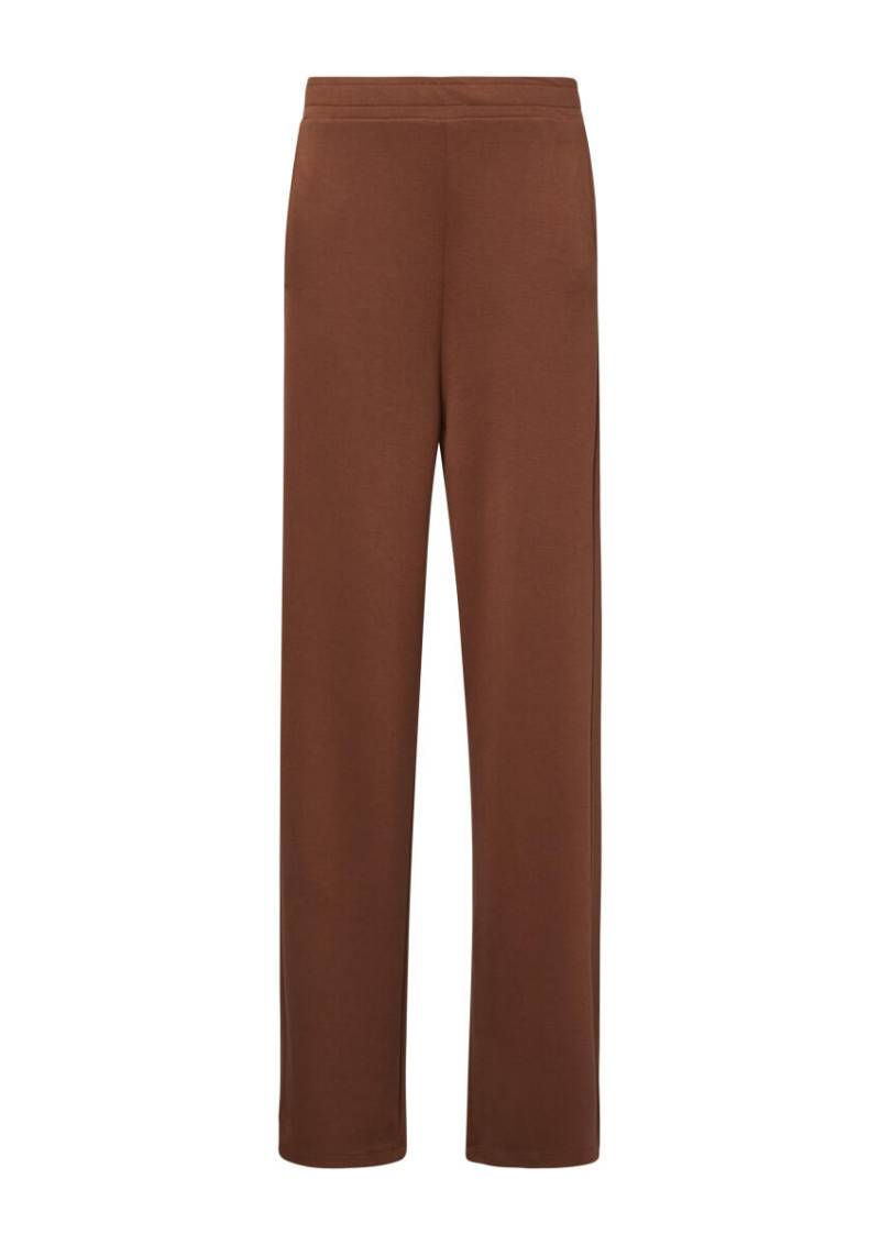 s.Oliver Red Label - Hose aus Viskosemix mit Wide Leg braun - Gr. - 42 von s.Oliver Red Label