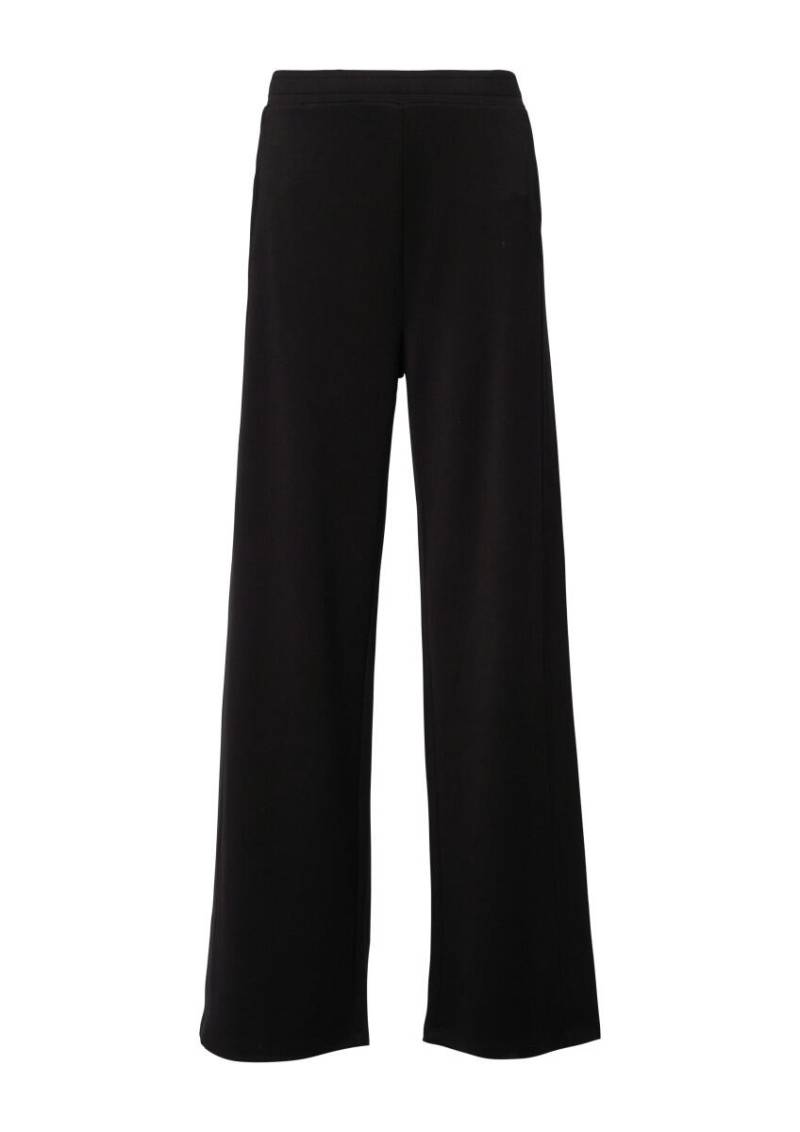 s.Oliver Red Label - Hose aus Viskosemix mit Wide Leg schwarz - Gr. - 42 von s.Oliver Red Label