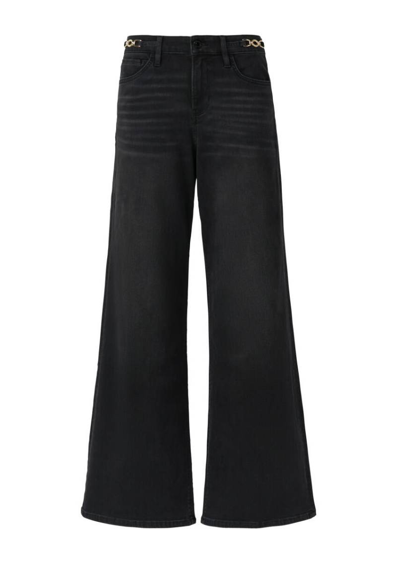 s.Oliver Red Label - Jeans mit Schmuckdetails - Suri grau - Gr. - 46/30 von s.Oliver Red Label
