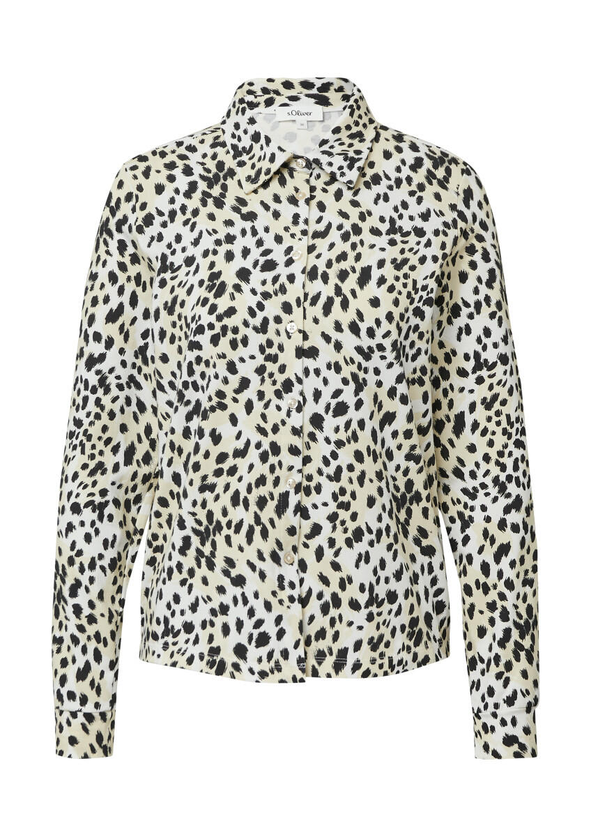 s.Oliver Red Label - Jerseybluse im Relaxed Fit weiß - Gr. - 34 von s.Oliver Red Label