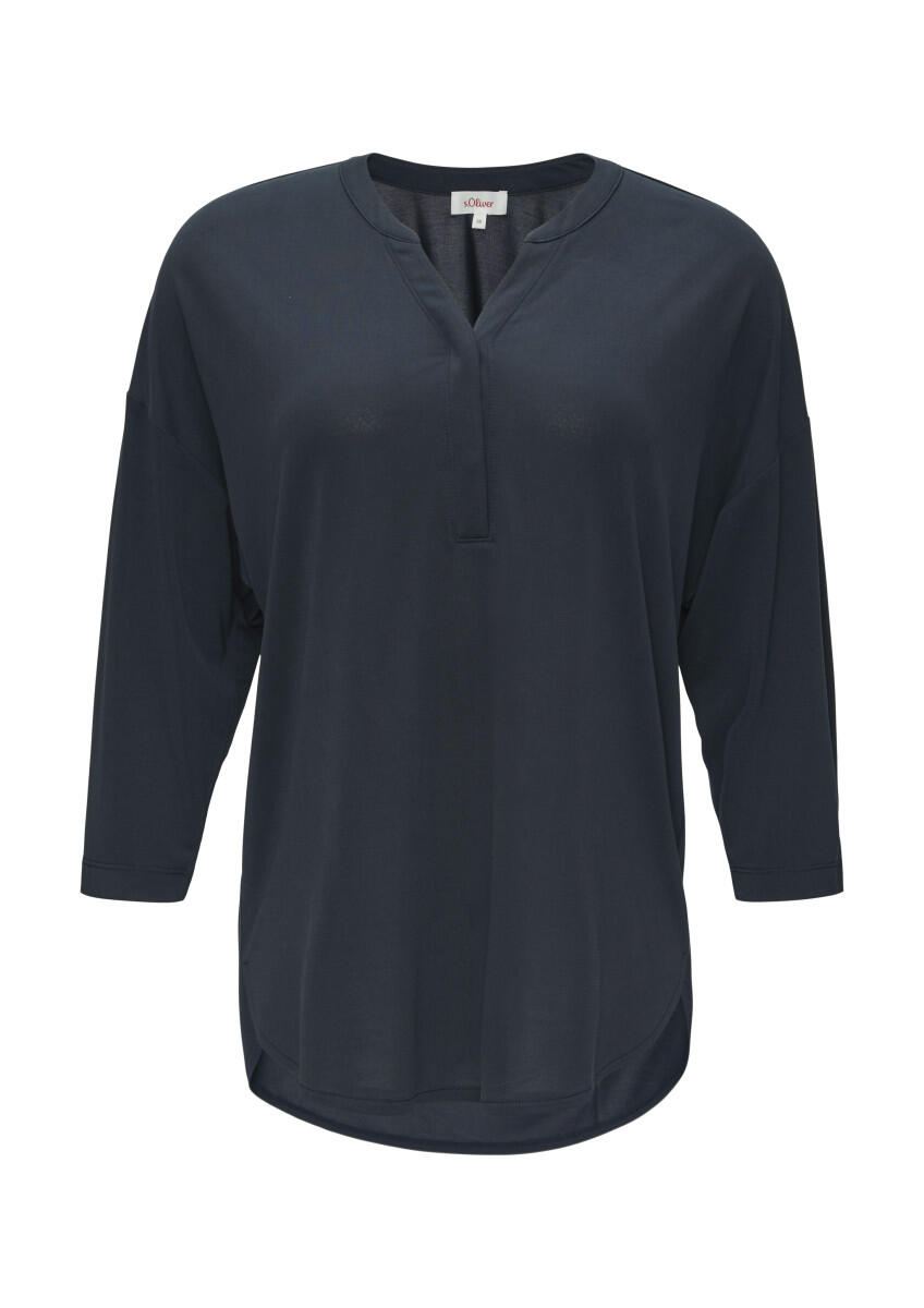 s.Oliver Red Label - Jerseyshirt mit 3/4-Arm blau - Gr. - 34 von s.Oliver Red Label