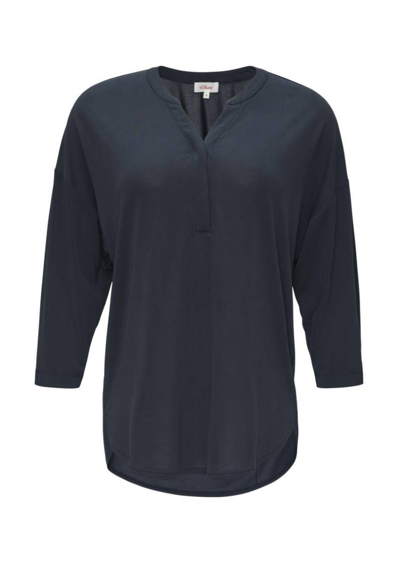 s.Oliver Red Label - Jerseyshirt mit 3/4-Arm blau - Gr. - 34 von s.Oliver Red Label