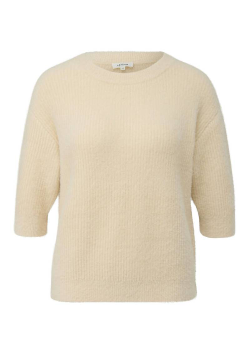s.Oliver Red Label - Kuscheliger Strickpullover beige - Gr. - 36 von s.Oliver Red Label
