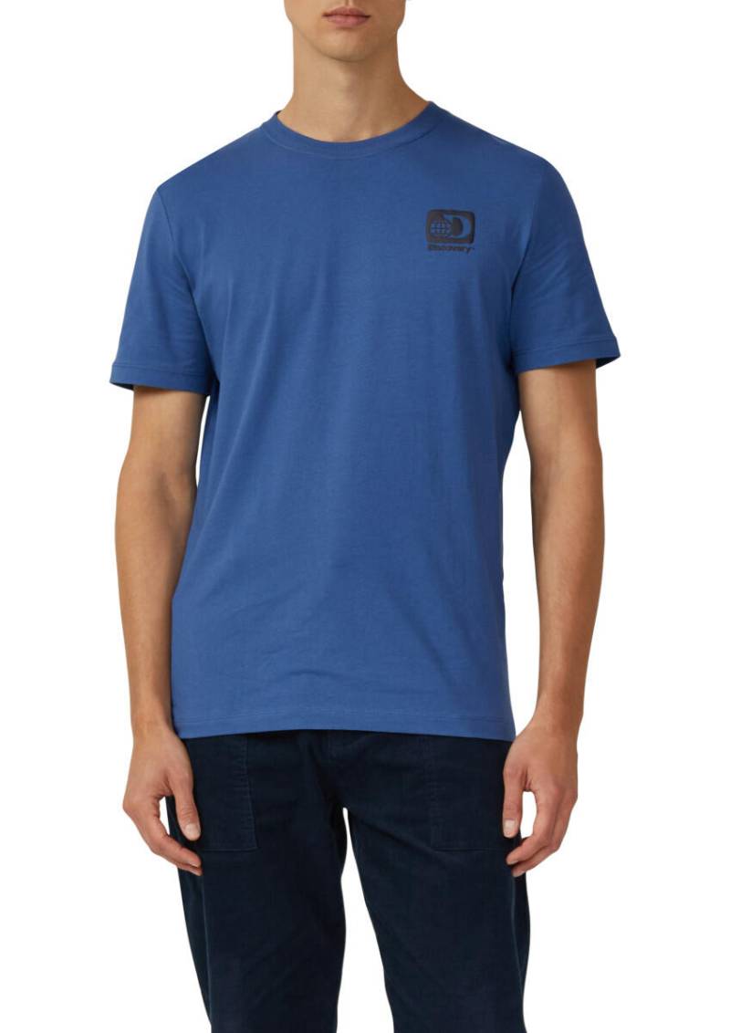 s.Oliver Red Label - Lässiges Baumwoll-Shirt mit Frontprint blau - Gr. - M von s.Oliver Red Label