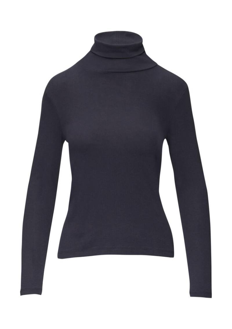 s.Oliver Red Label - Langarmshirt mit Rollkragen blau - Gr. - 34 von s.Oliver Red Label