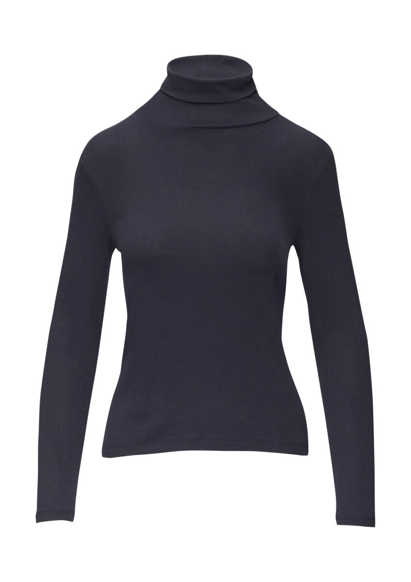 s.Oliver Red Label - Langarmshirt mit Rollkragen blau - Gr. - 38 von s.Oliver Red Label